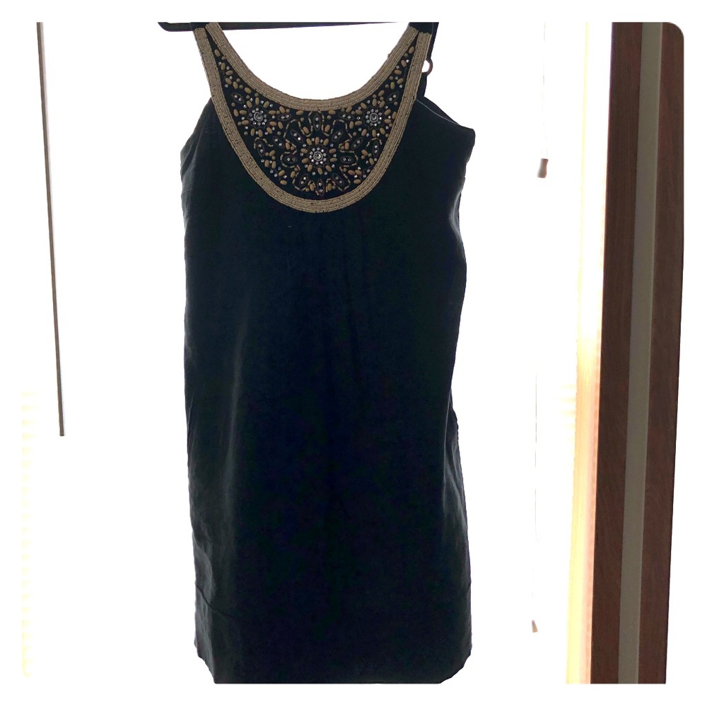 Size 12 INC Linen Black Dress in mint condition
